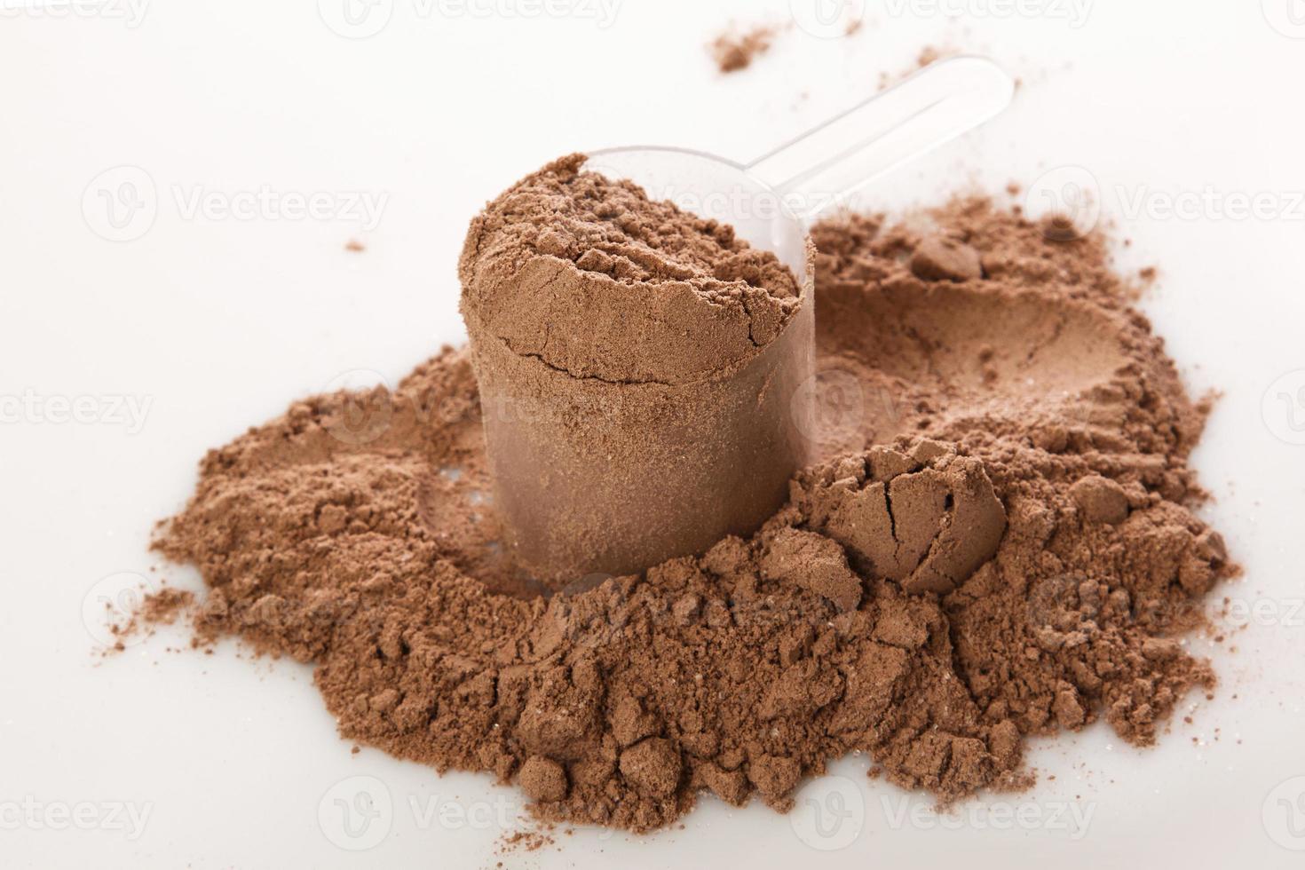 Whey protein powder photo