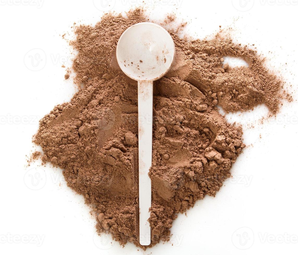 Whey protein powder photo