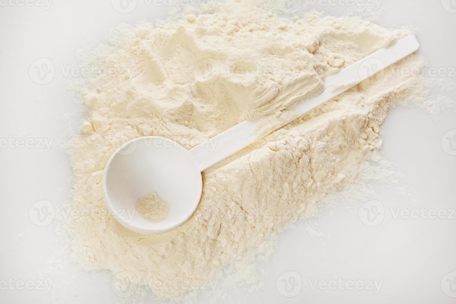 Whey protein powder photo