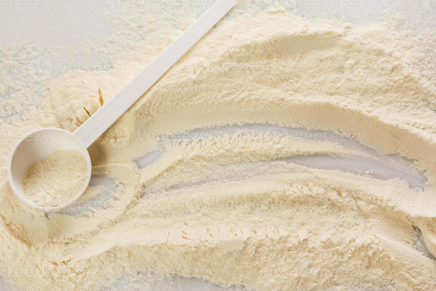 Whey protein powder photo