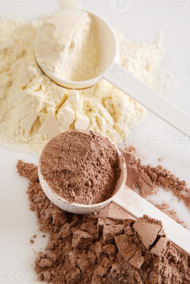 Whey protein powder photo