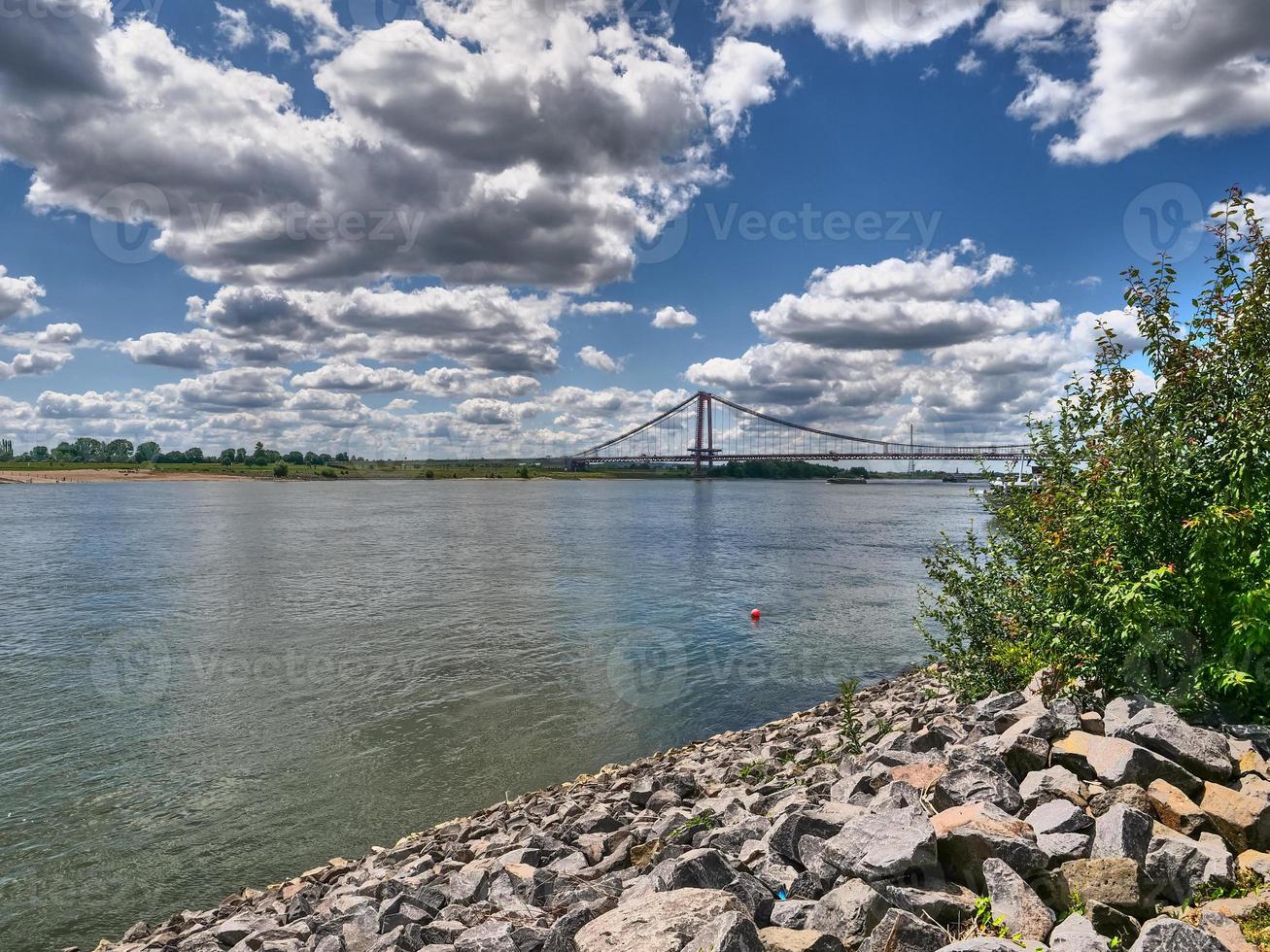 Emmerich at the river rhine in germany photo