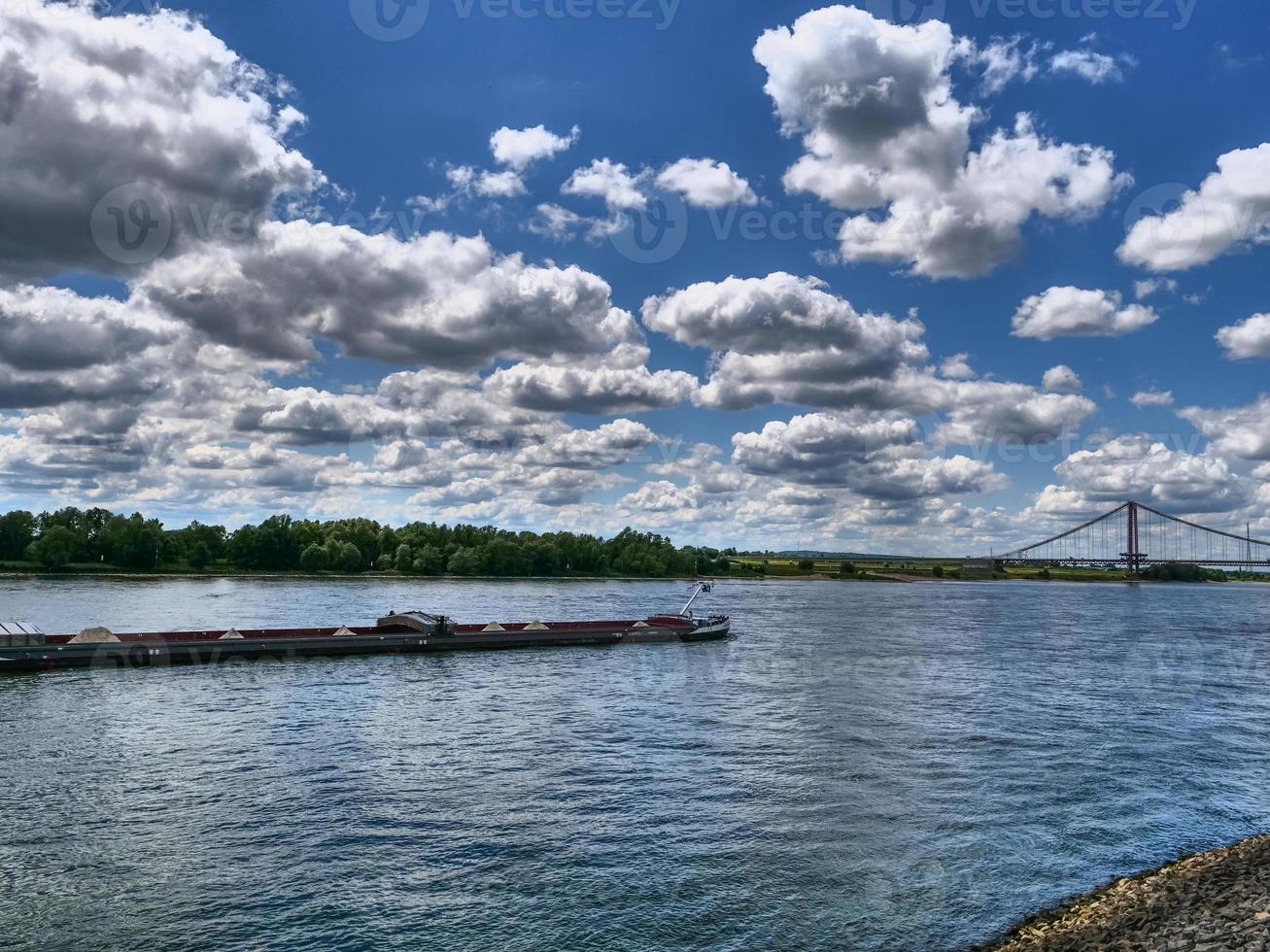 Emmerich at the river rhine in germany photo