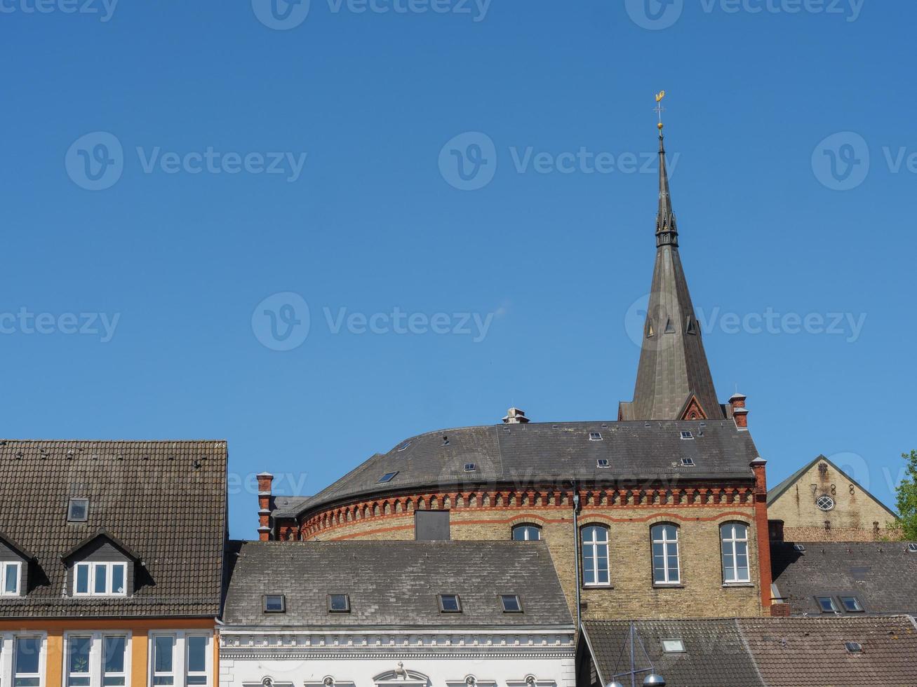 the city of Flensburg at the baltic sea photo