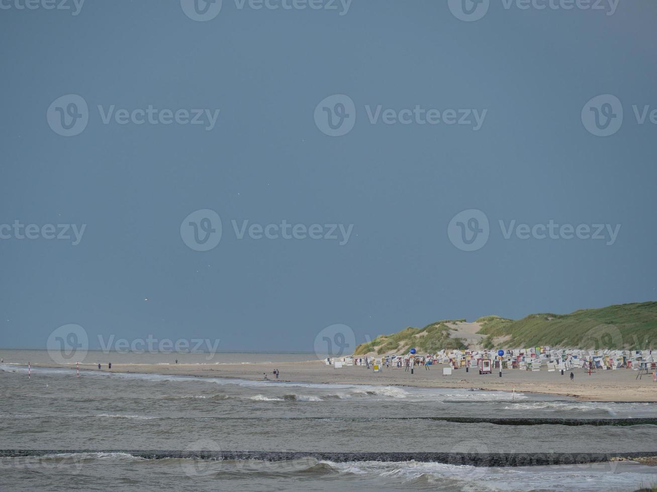 The island of Baltrum in the north sea photo