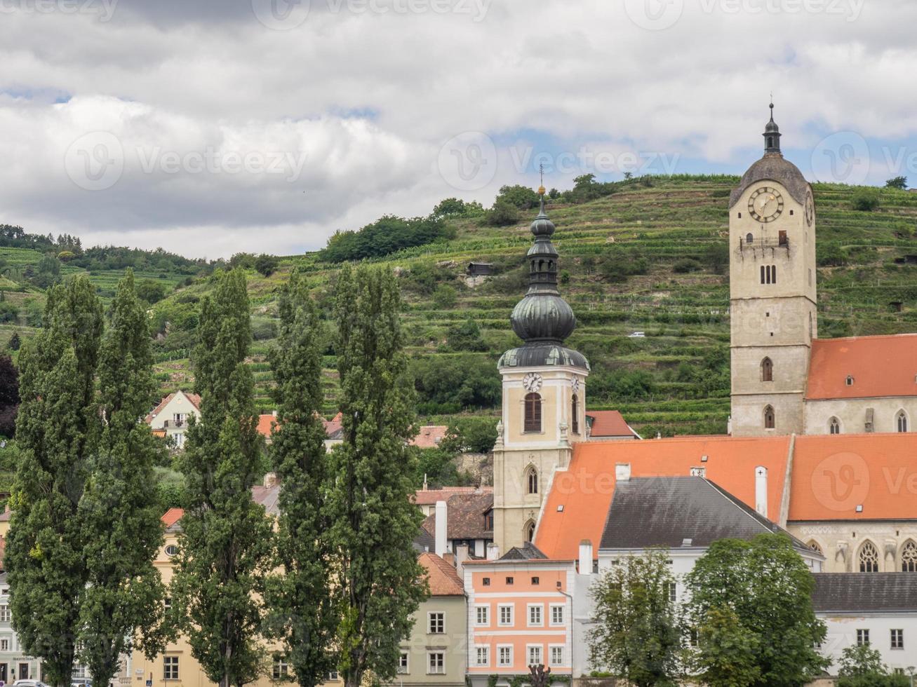 the danube river in austria photo