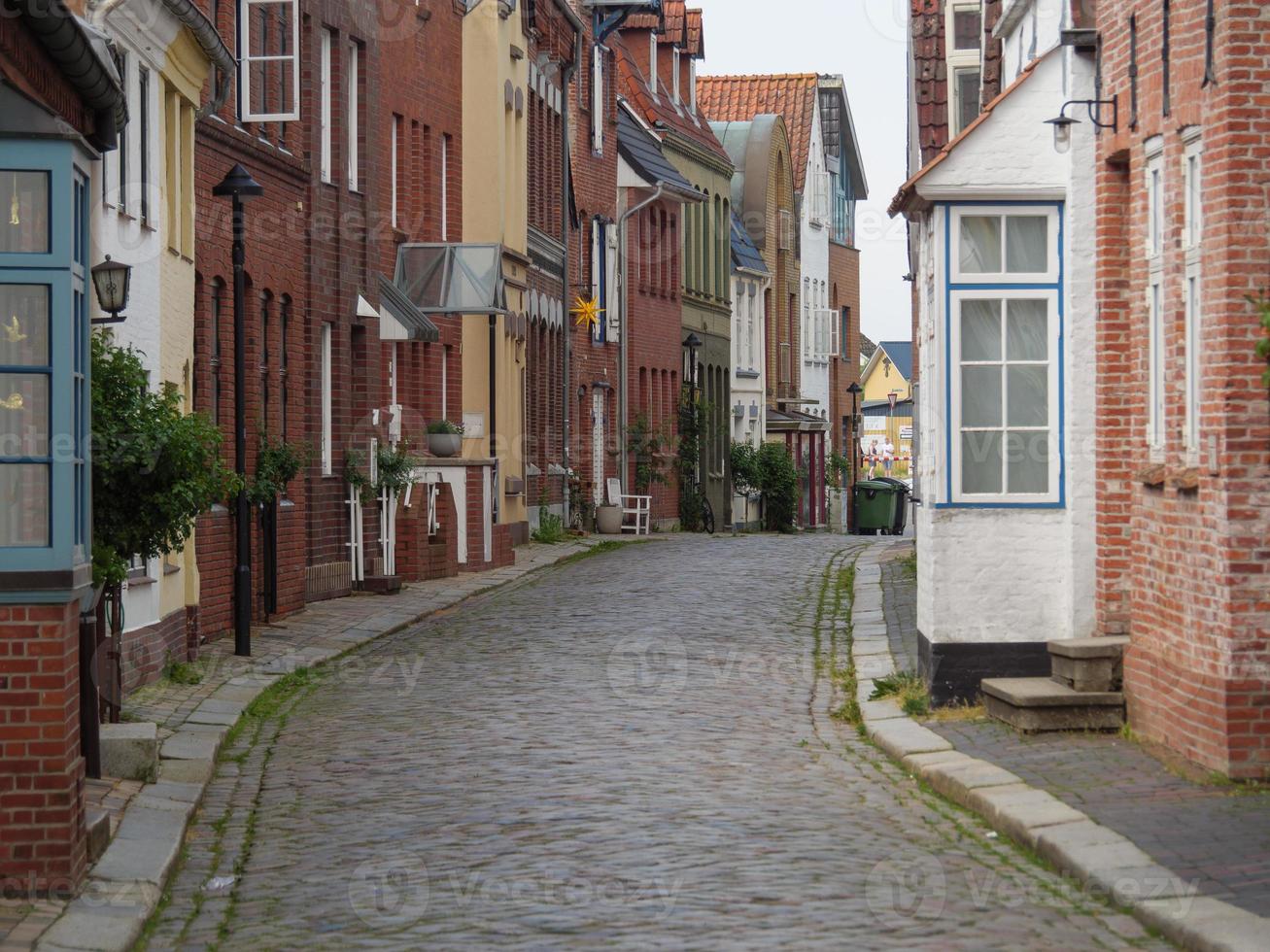 the city of Husum at the north sea photo