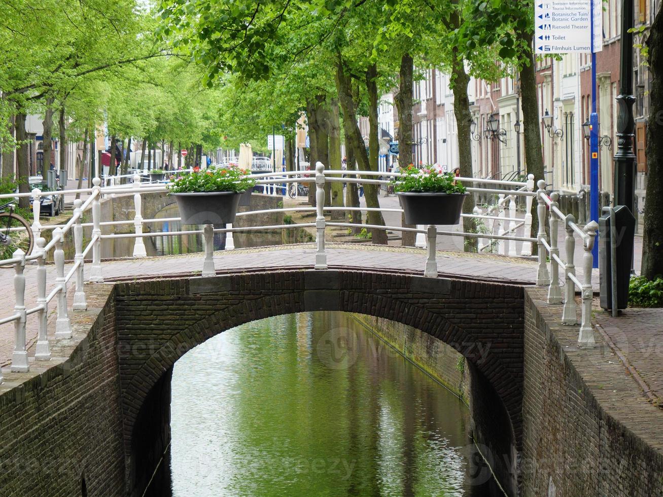 Delft City in the netherlands photo