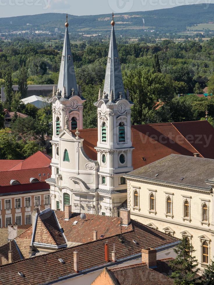 Esztergom city in hungary photo