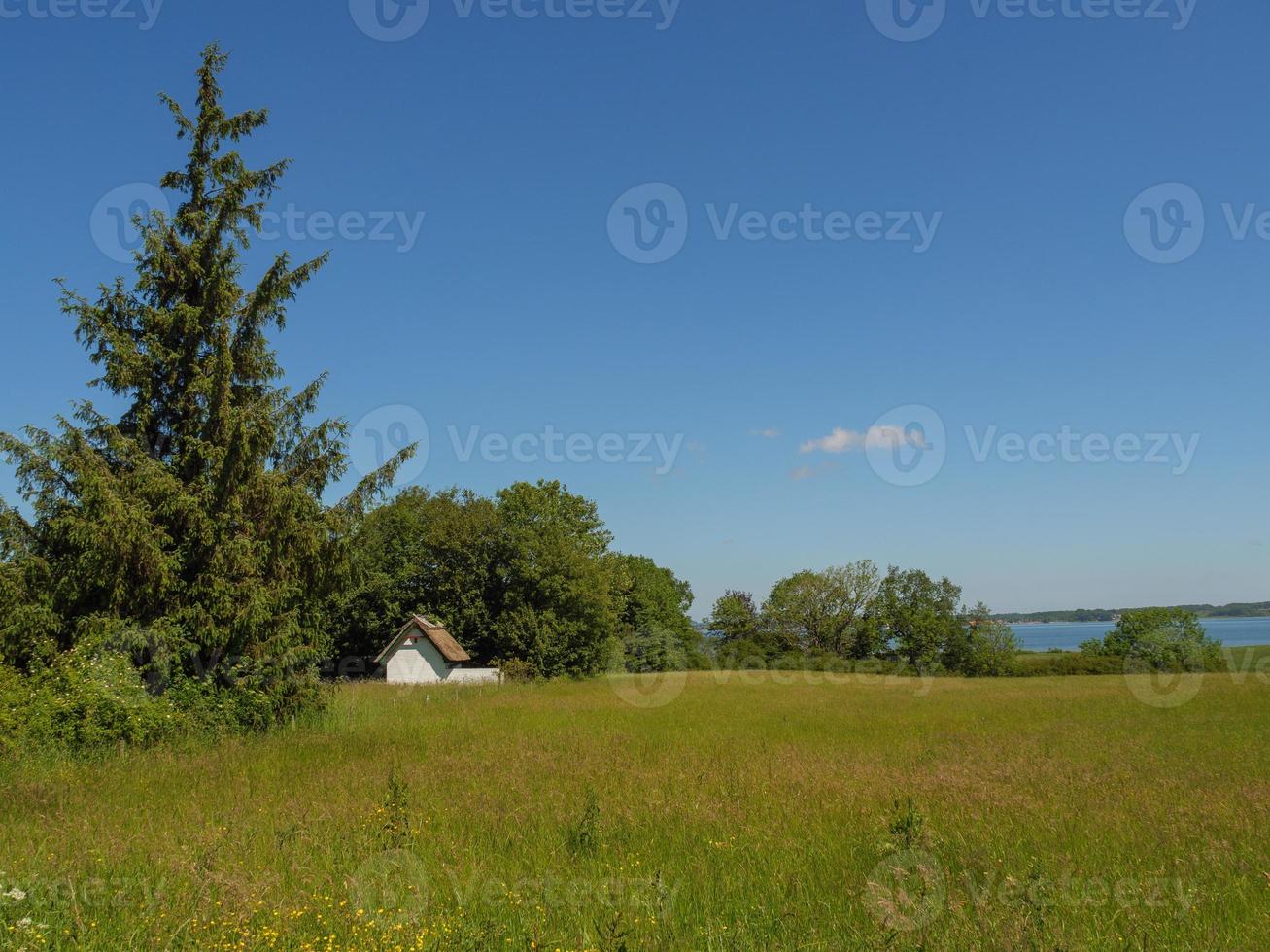 the baltic sea near flensburg in germany photo