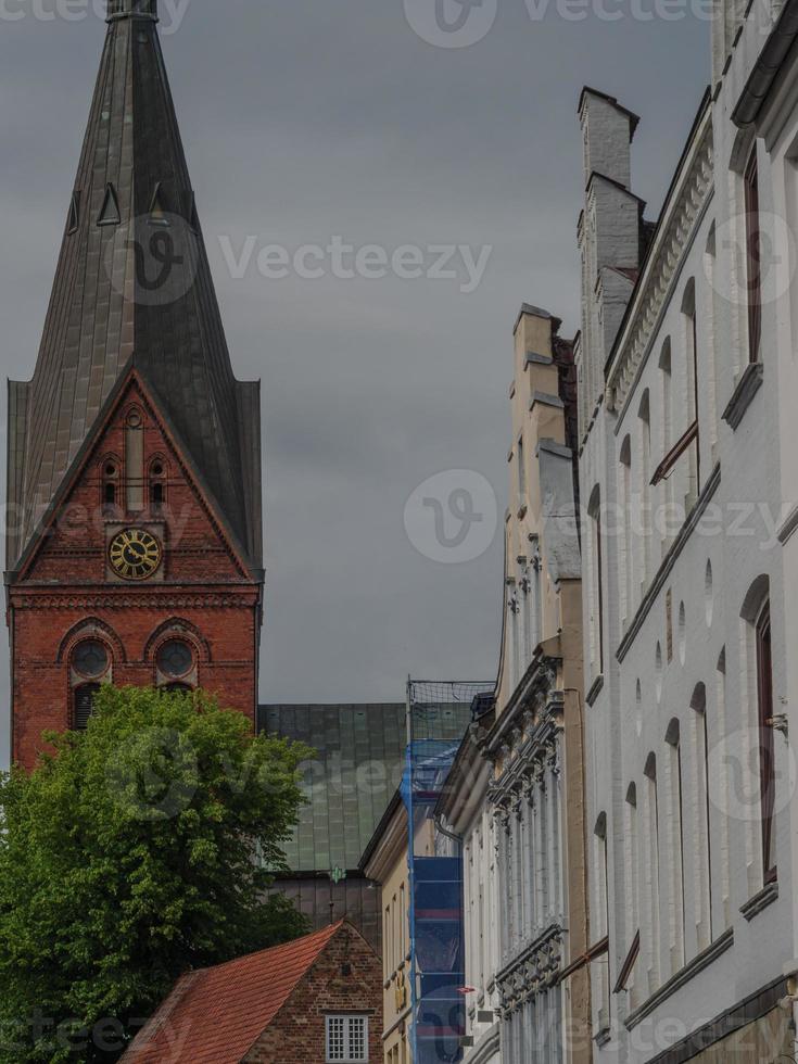 Flensburg city in germany photo