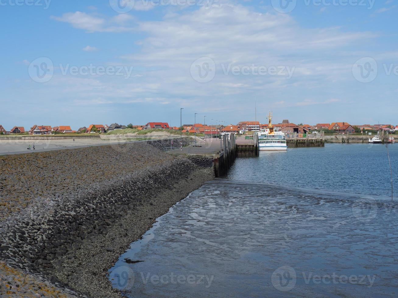 isla de baltrum en el mar del norte foto