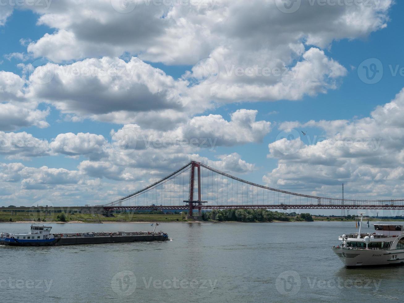 Emmerich at the river rhine in germany photo