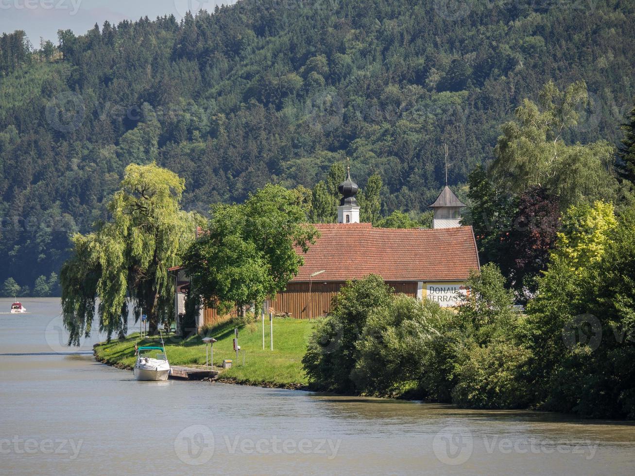 At the Danube river in Austria photo