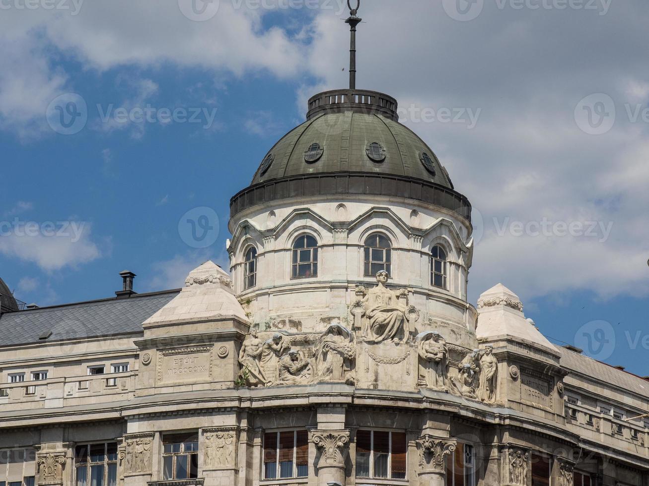 Budapest at the danube river photo