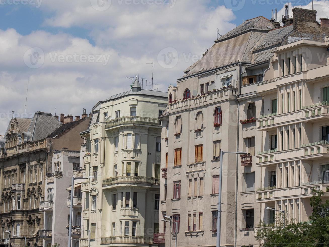 Budapest at the danube river photo