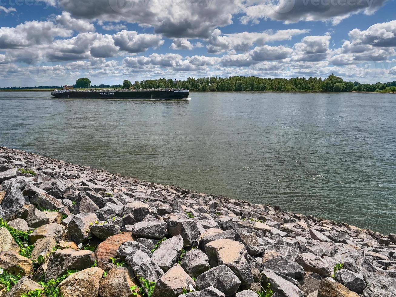 Emmerich at the river rhine in germany photo