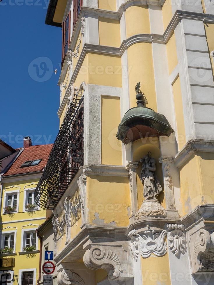 Bratislava at the danube river photo