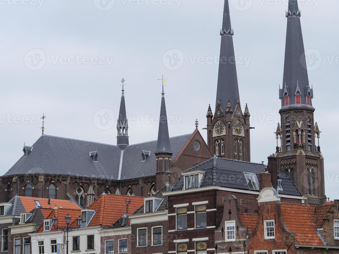 Delft City in the netherlands photo