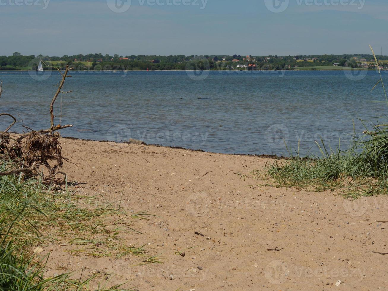 el mar báltico cerca de flensburg en alemania foto