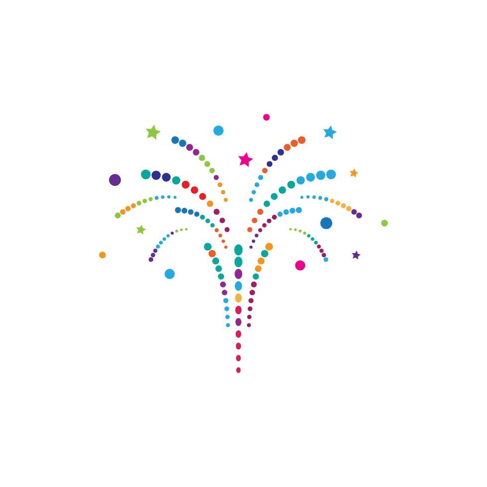 Firework vector icon illustration