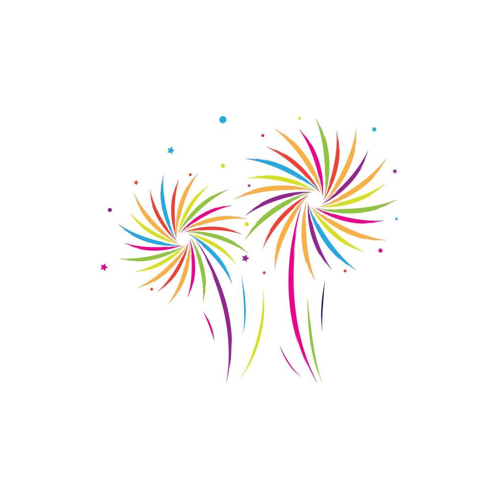 Firework vector icon illustration