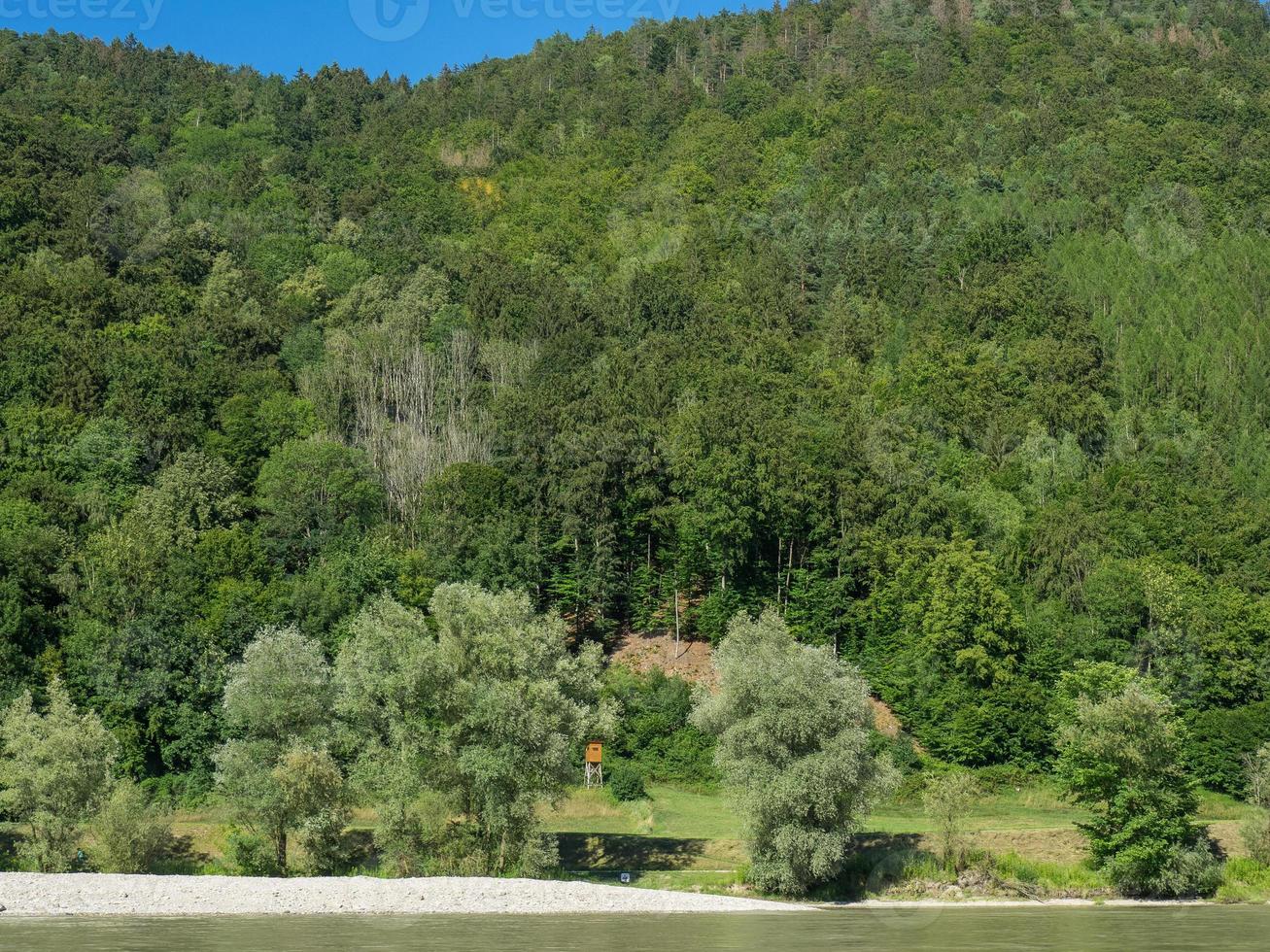 At the Danube river in Austria photo