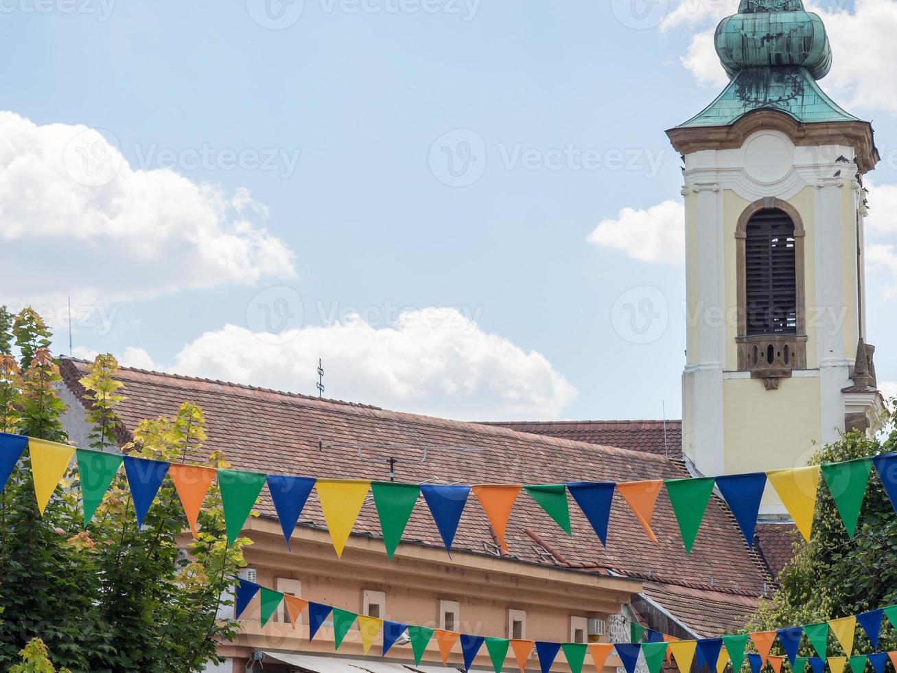 The city of Szentendere in Hungary photo