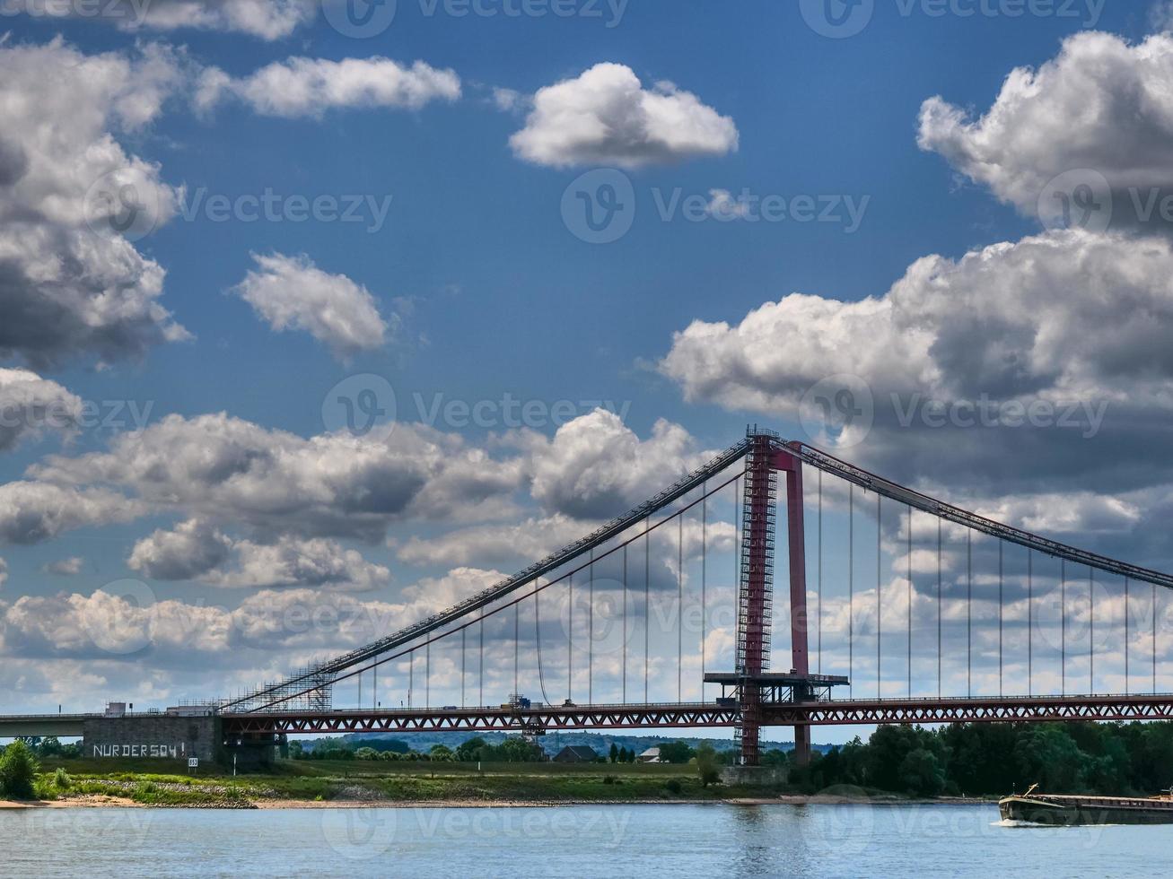 Emmerich at the river rhine in germany photo