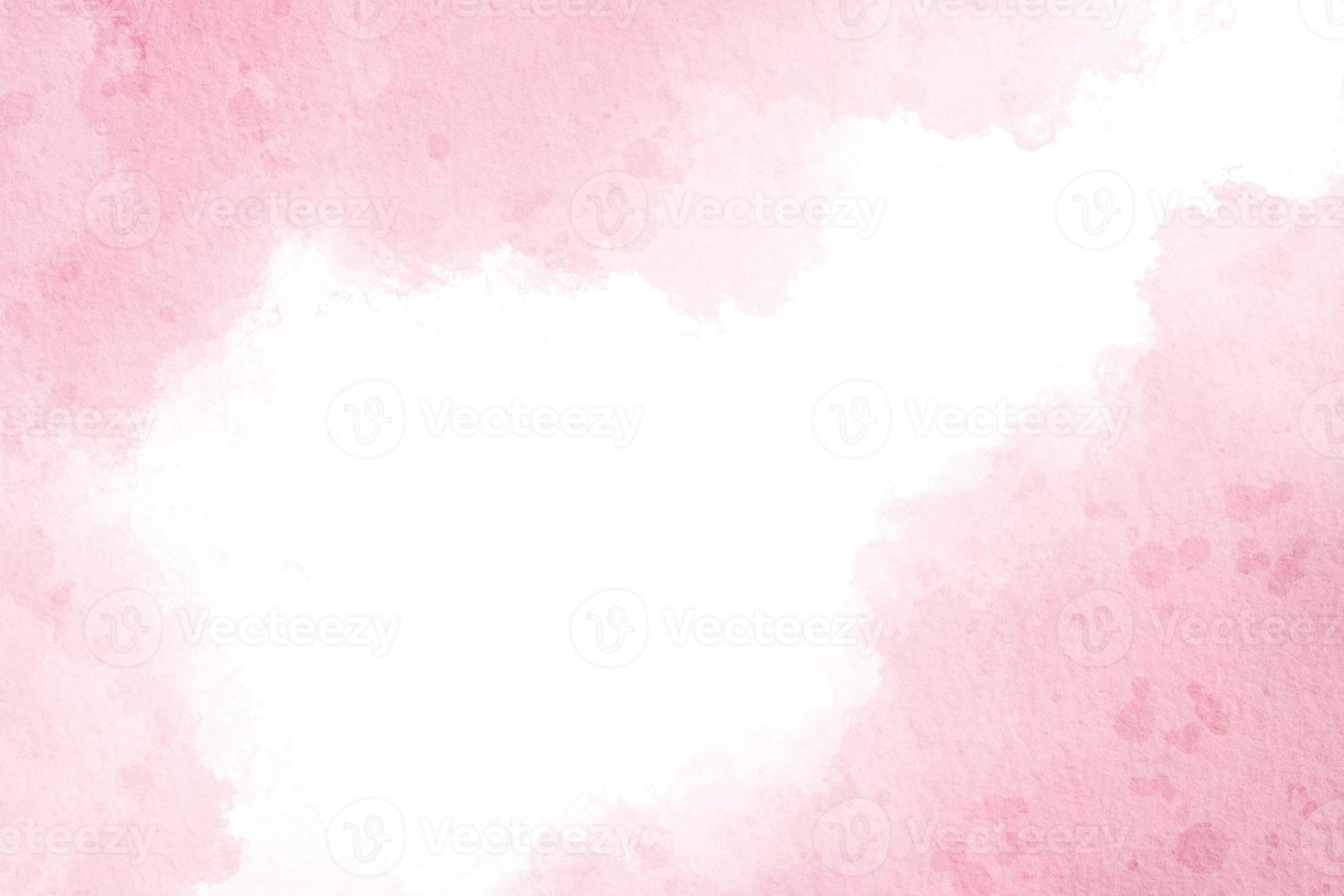 Abstract pink watercolor for background photo