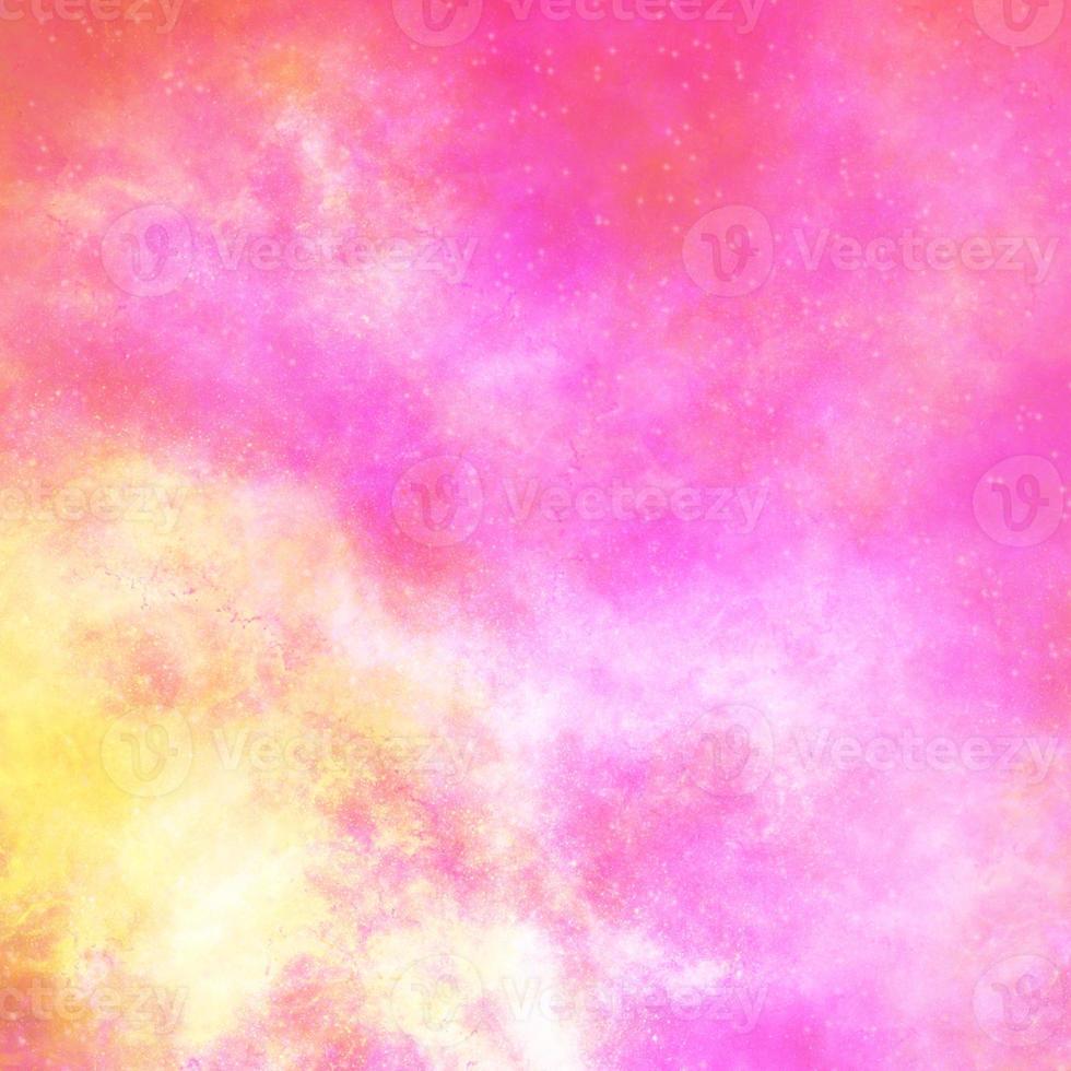 Unicorn background with rainbow sky fantasy. Colorful space galaxy. photo