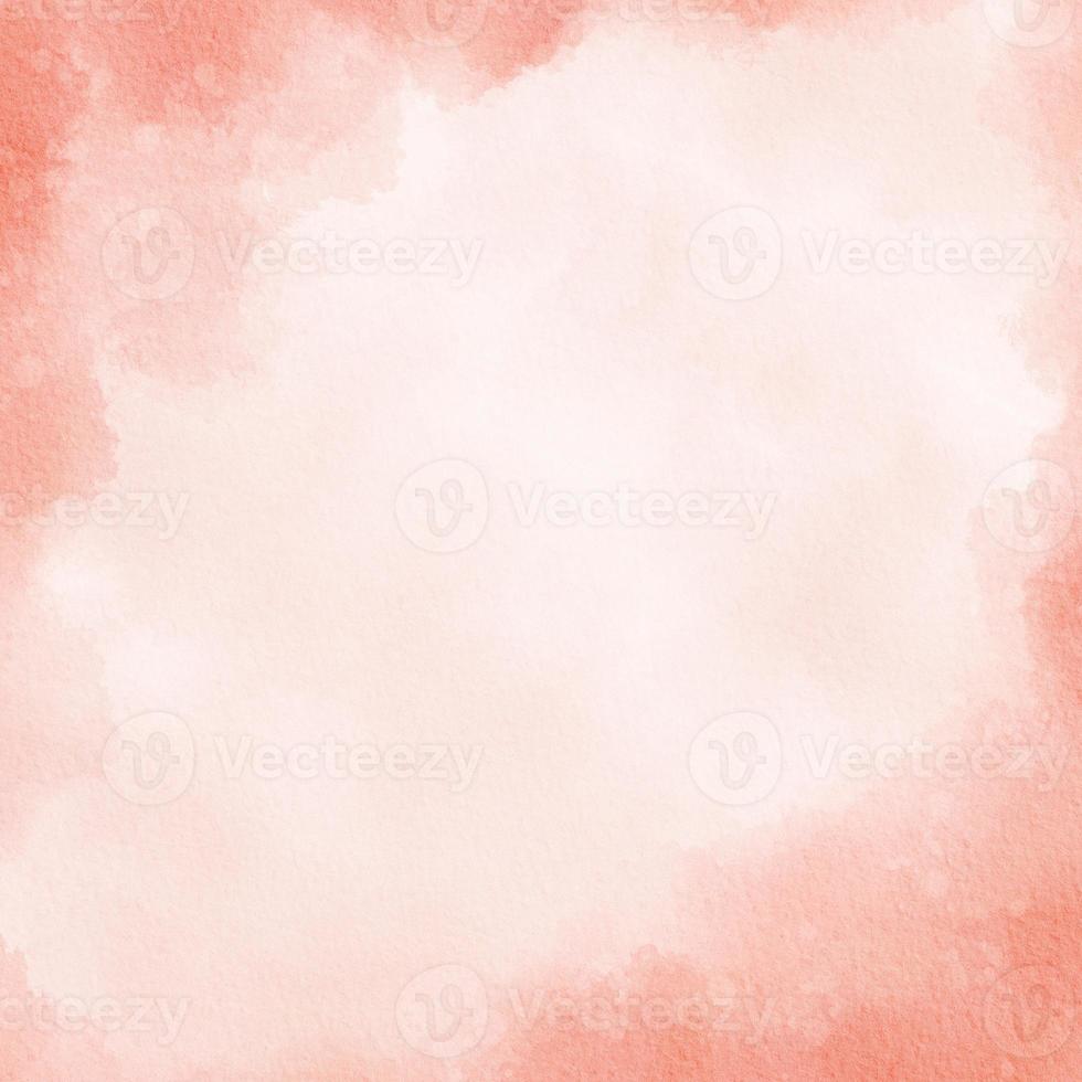 Abstract orange watercolor for background photo