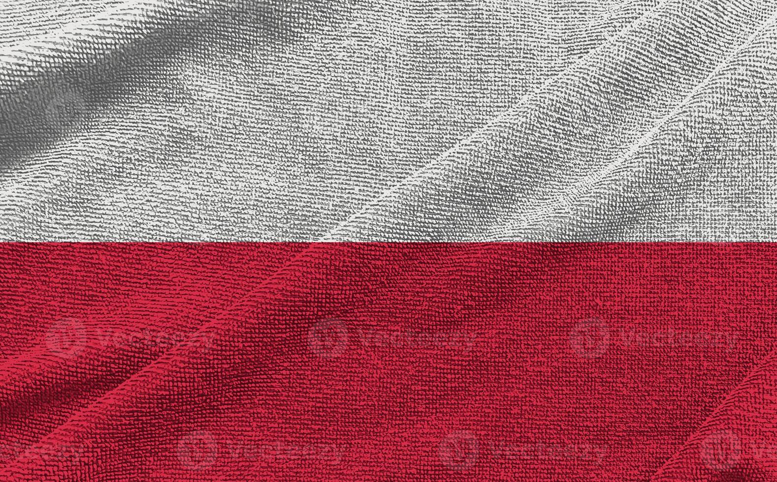 Poland flag wave isolated  on png or transparent  background,Symbols of Poland, template for banner,card,advertising ,promote, TV commercial, ads, web design, illustration photo