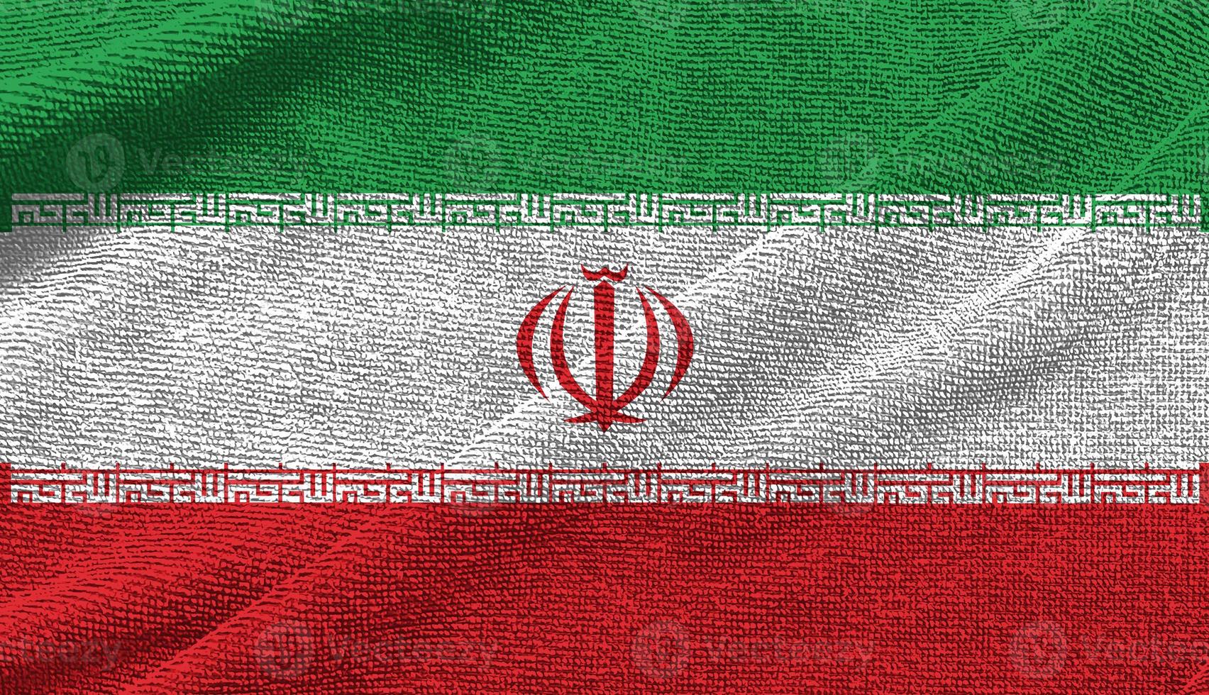 ola de bandera de irán aislada en png o fondo transparente, símbolos de irán, plantilla para banner, tarjeta, publicidad, promoción, comercial de televisión, anuncios, diseño web, ilustración foto