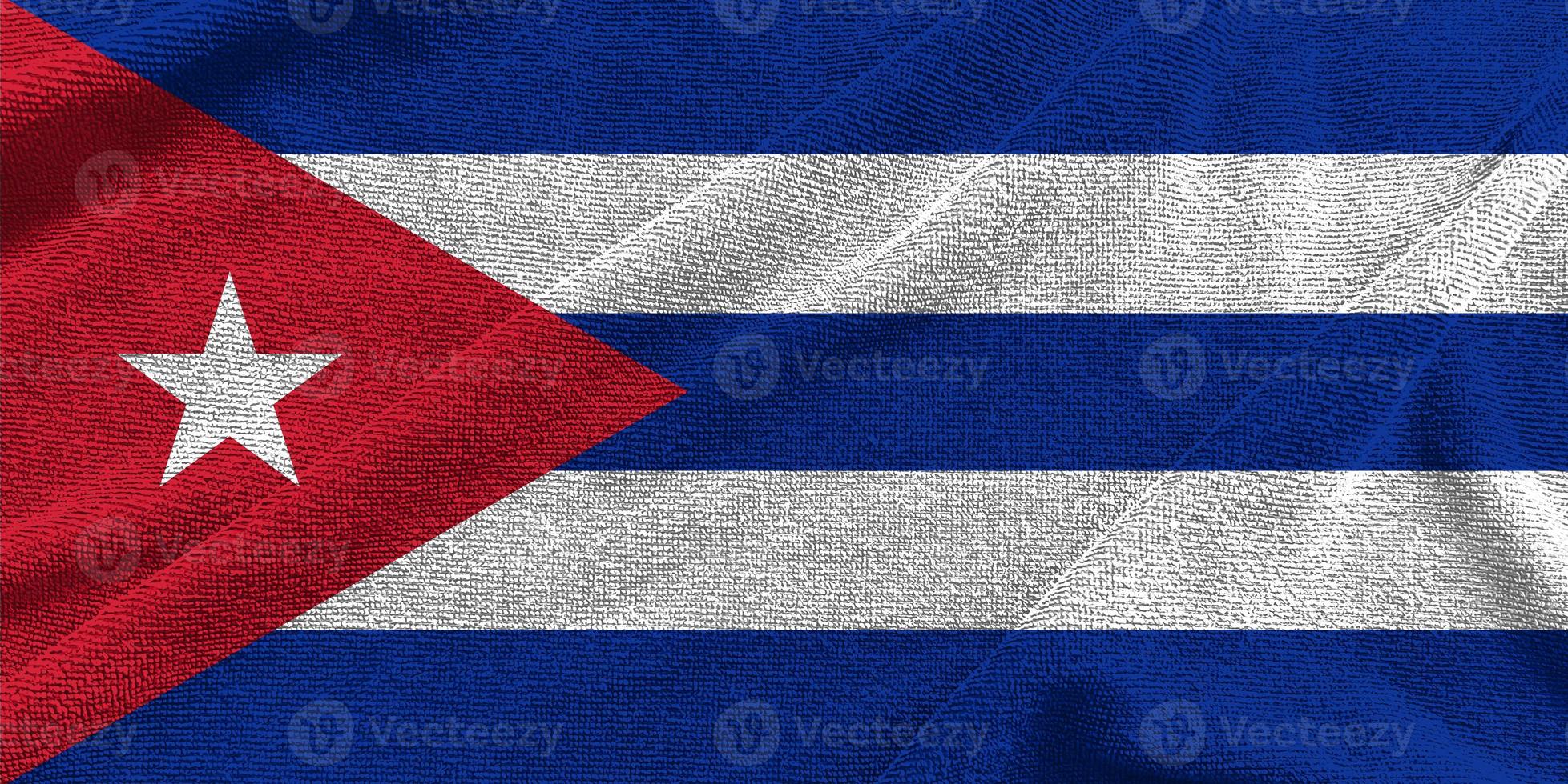 ola de bandera de cuba aislada en png o fondo transparente, símbolos de cuba, plantilla para banner, tarjeta, publicidad, promoción, comercial de televisión, anuncios, diseño web, ilustración foto