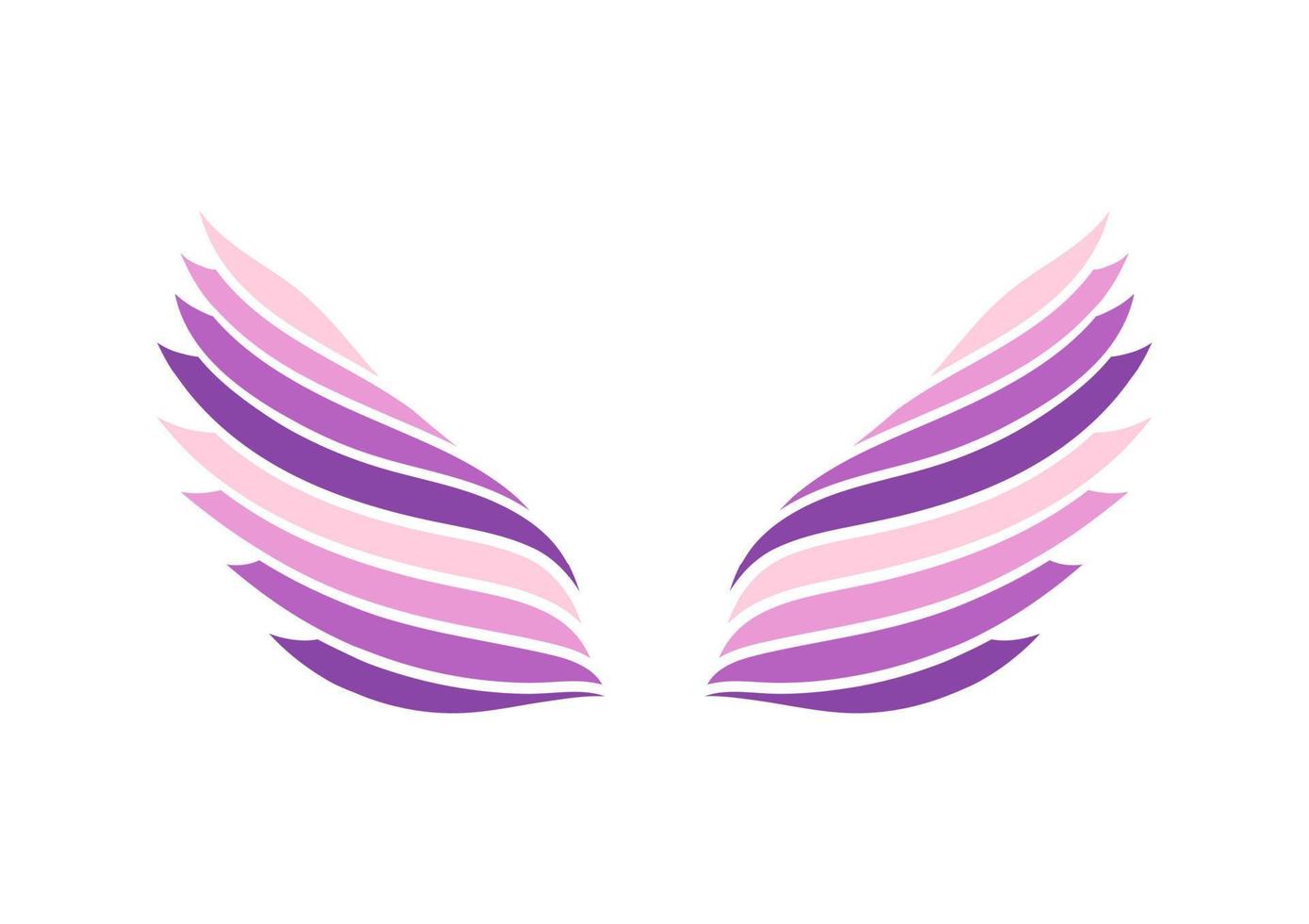 illustration of colorful wings vector