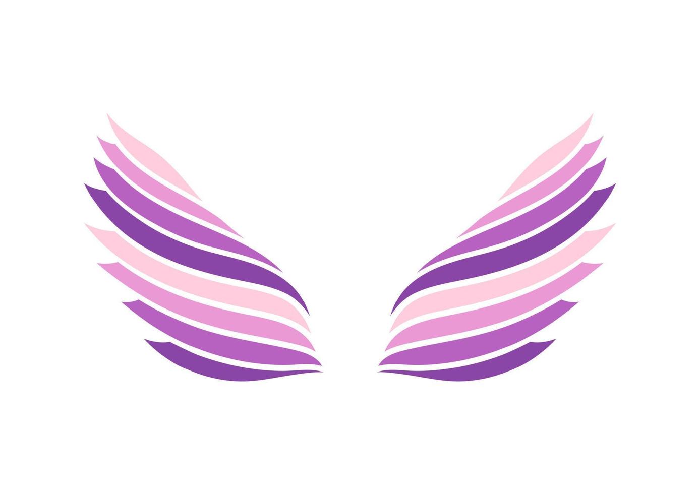 illustration of colorful wings vector