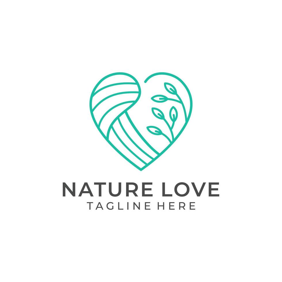 Nature love vector logo template. Professional Logo Design Template, An  Excellent Logo Template for your Company. The Logo can be used with many  kind of Business. 16009996 Vector Art at Vecteezy