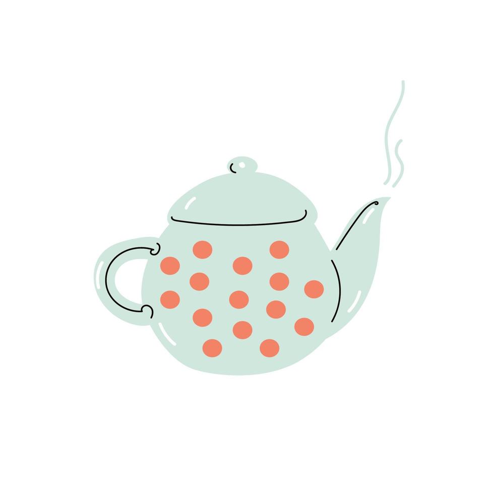Afternoon tea Stand set with cakes, coffee house icons of desserts. vector