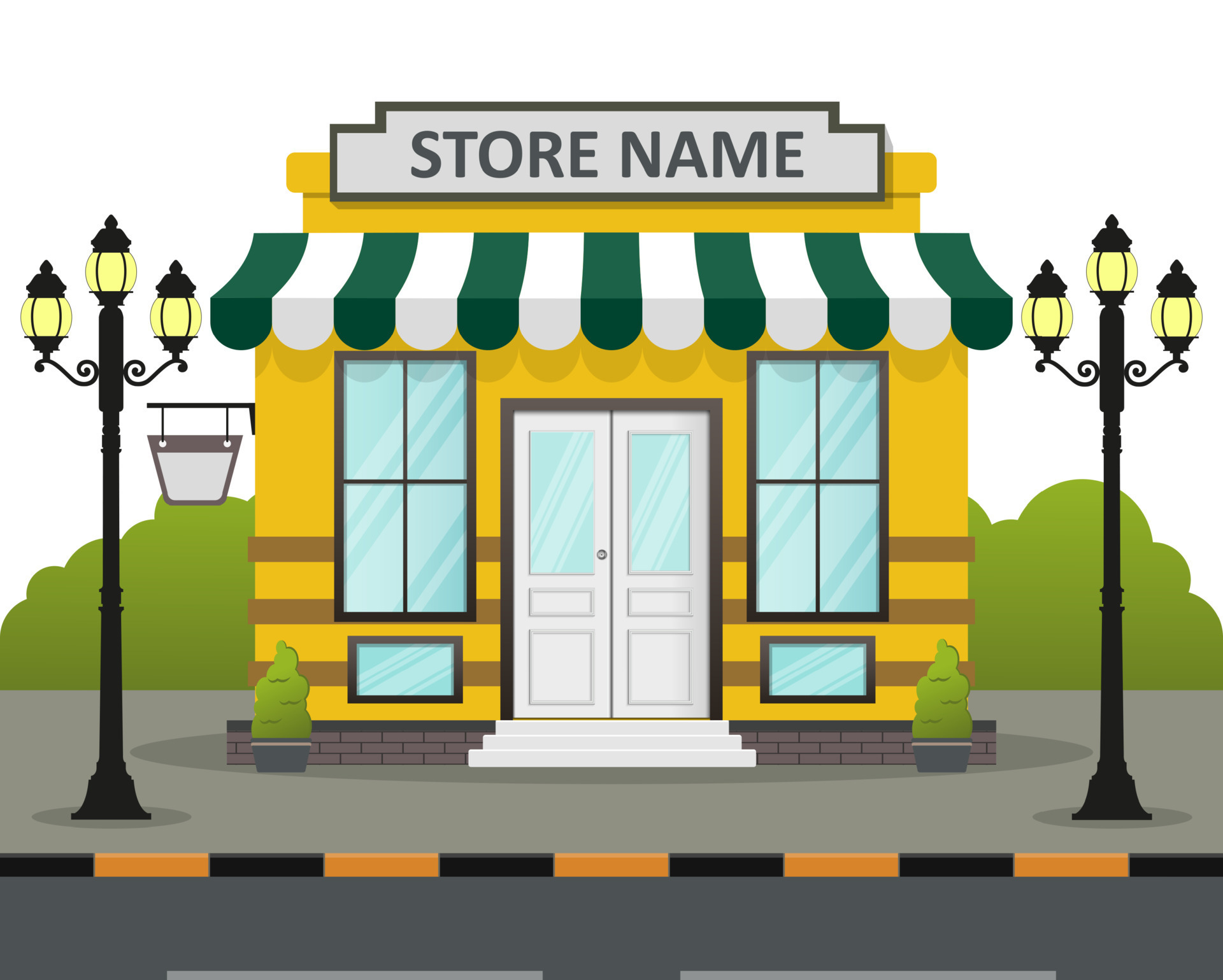 Flat Design Store Front With Place For Name 7301706 Vector Art At Vecteezy flat-design-store-front-with-place-for-name-7301706-vector-art-at-vecteezy