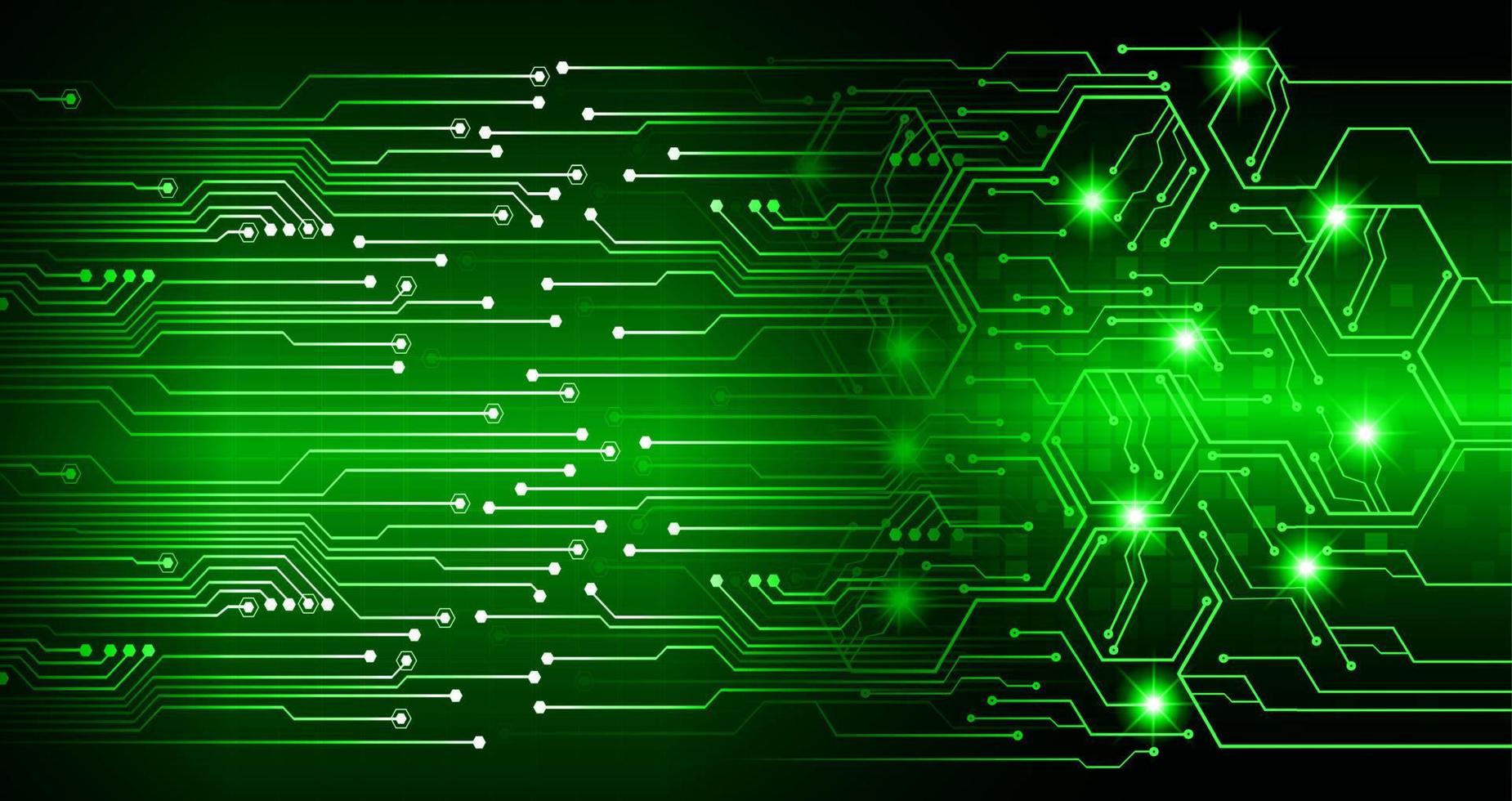 Fondo de concepto de tecnología futura de circuito cibernético vector