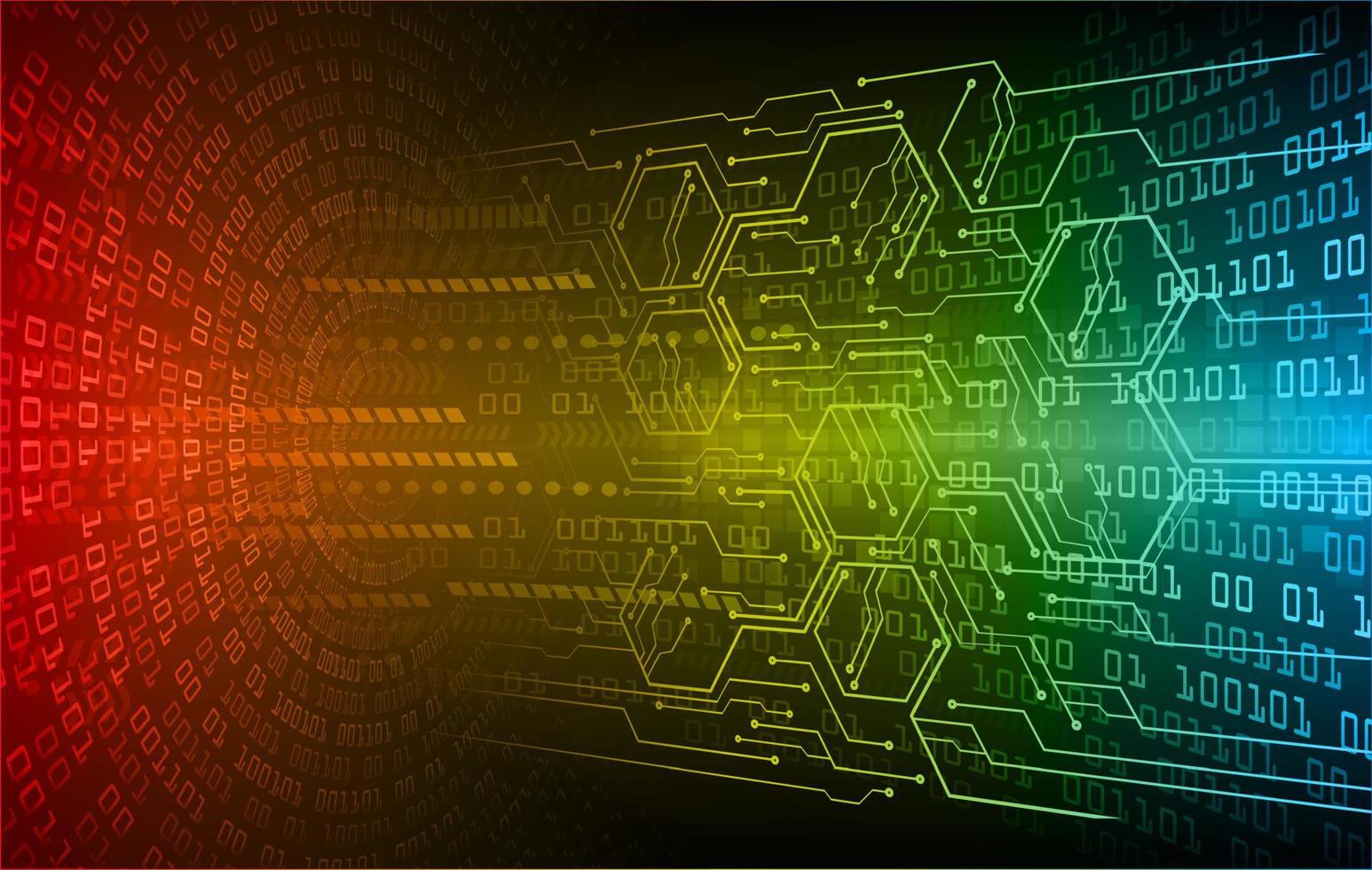 cyber circuit future technology concept background vector