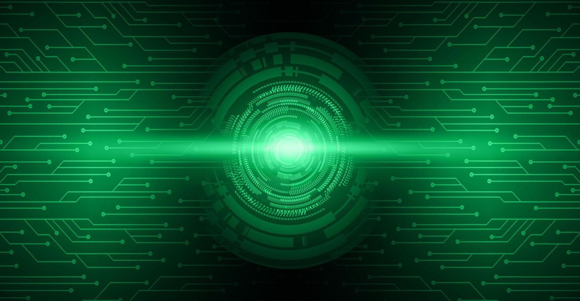 Blue eye cyber circuit future technology concept background vector