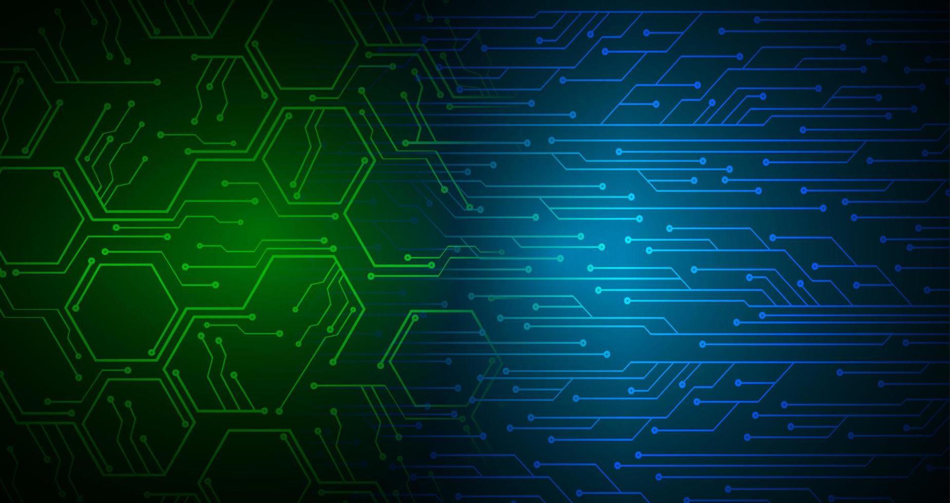 cyber circuit future technology concept background vector