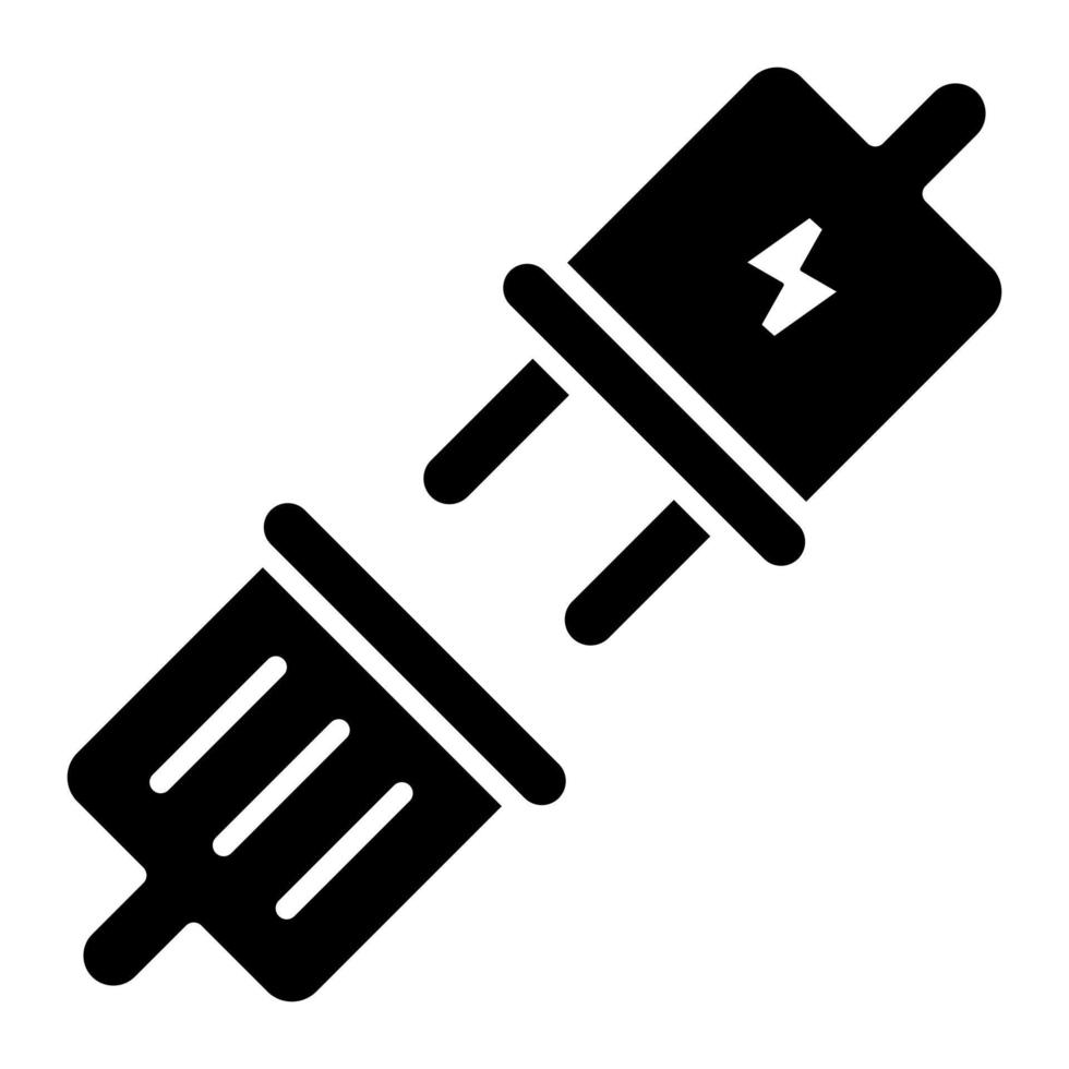 Disconnect Switch Glyph Icon vector