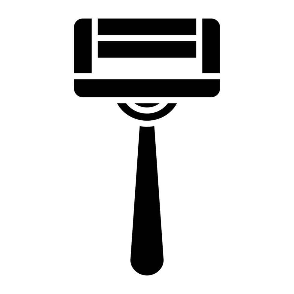 Razor Glyph Icon vector