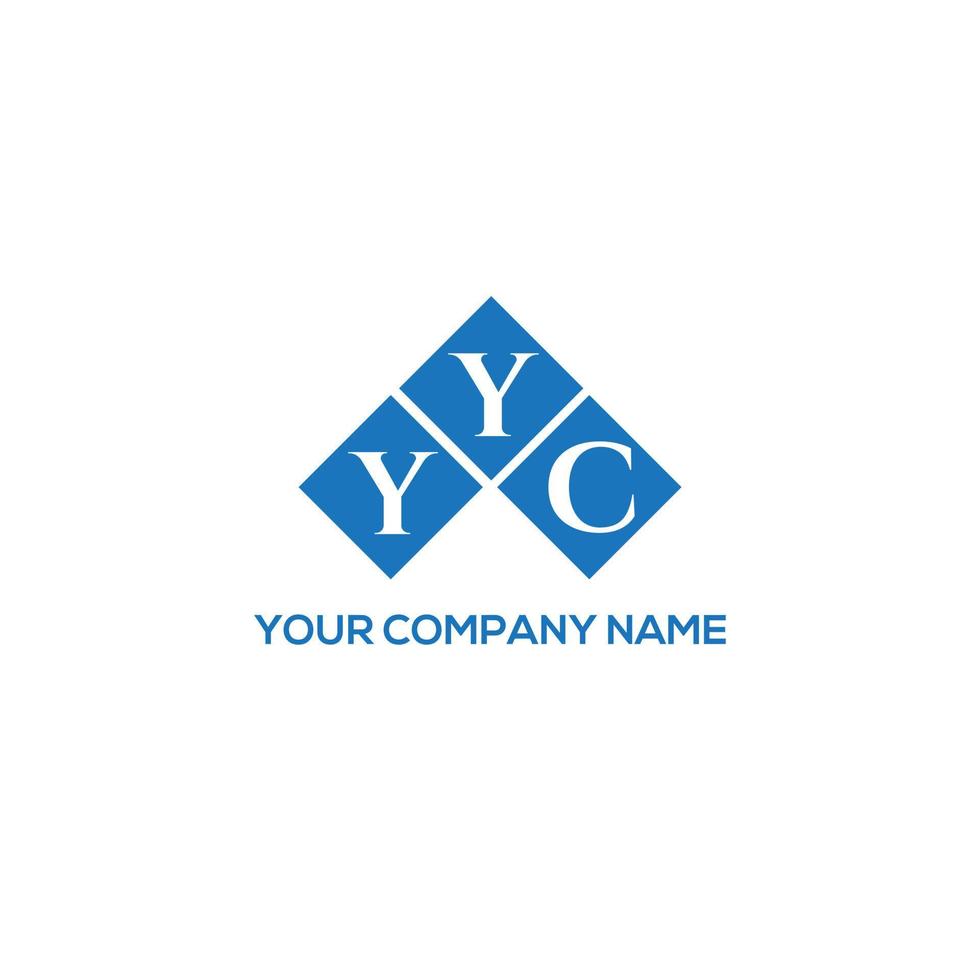 YYC letter logo design on white background. YYC creative initials letter logo concept. YYC letter design. vector