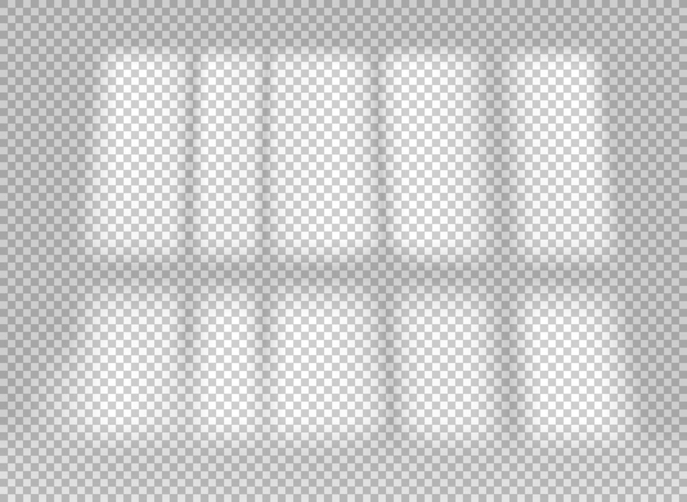 Window shadow effect. Shadow overlay vector effect