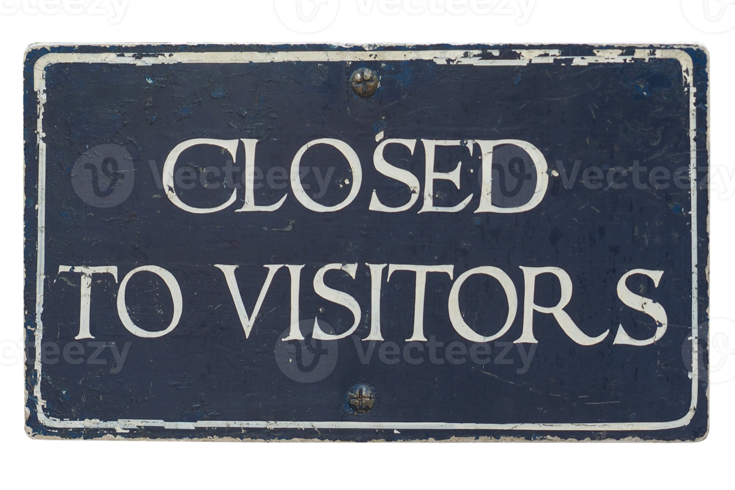 Closed to visitors sign transparent PNG