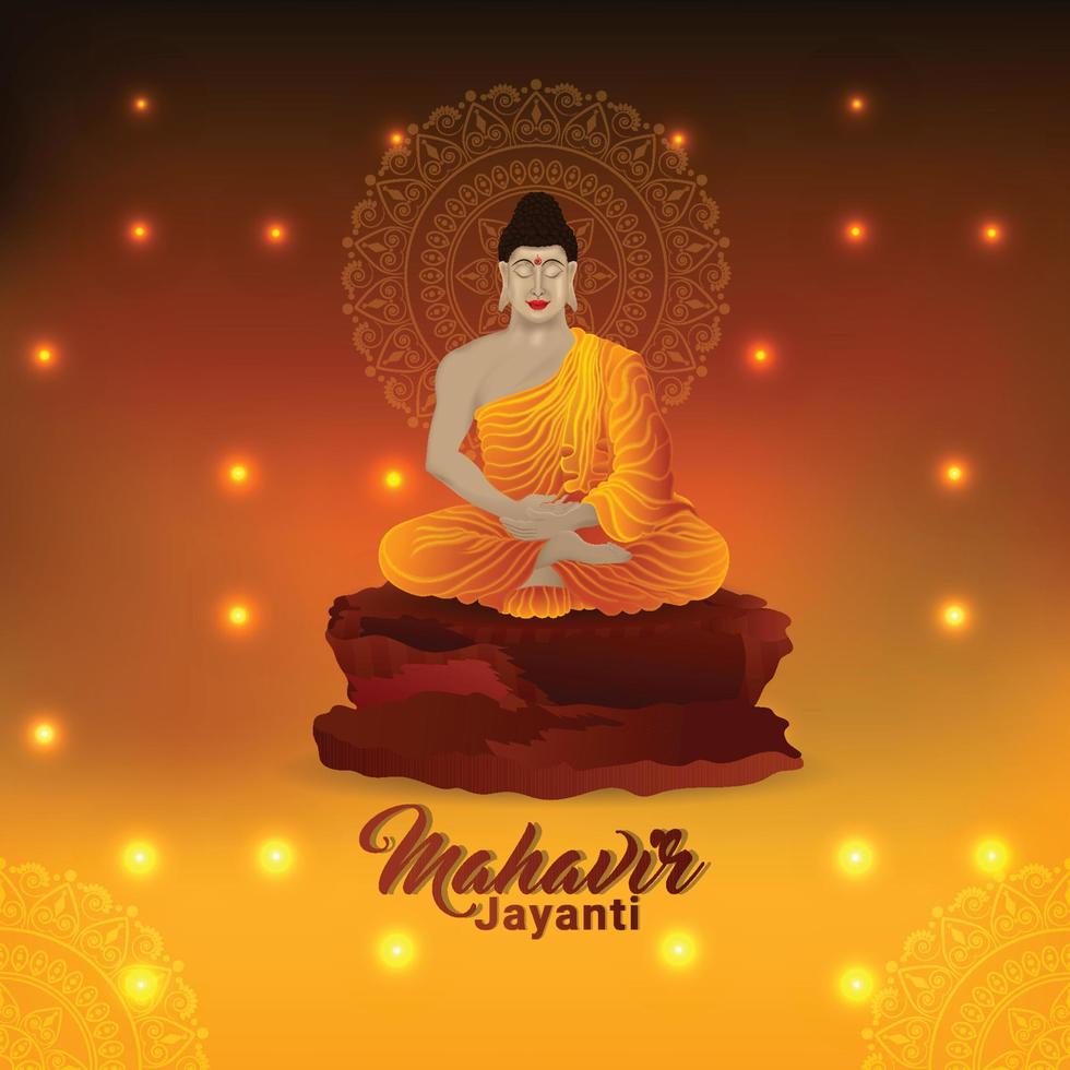 Happy vesak celebration background vector